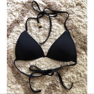 Voda Swim XS Black Push Up String Bikini Top